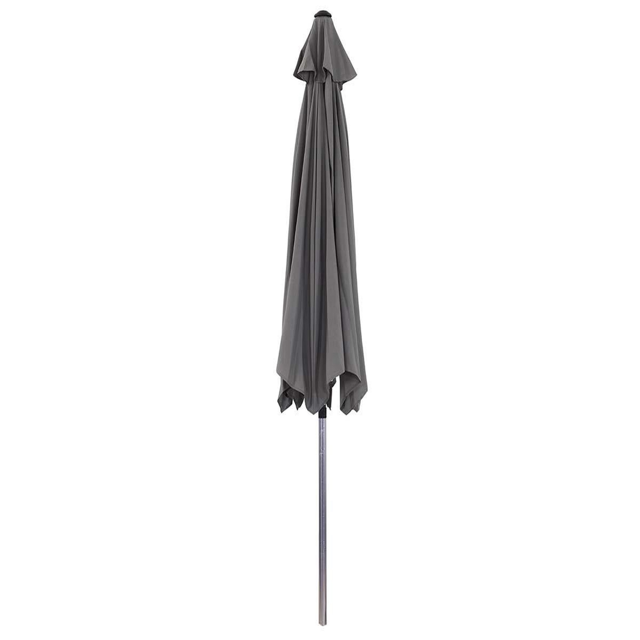 Voir la diapositive 2 : Habitat et Jardin Parasol jardin droit alu  sol  - rond - ø 3m - gris