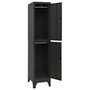 Voir la diapositive 3 : VIDAXL Armoire a casiers Anthracite 38x45x180 cm Acier