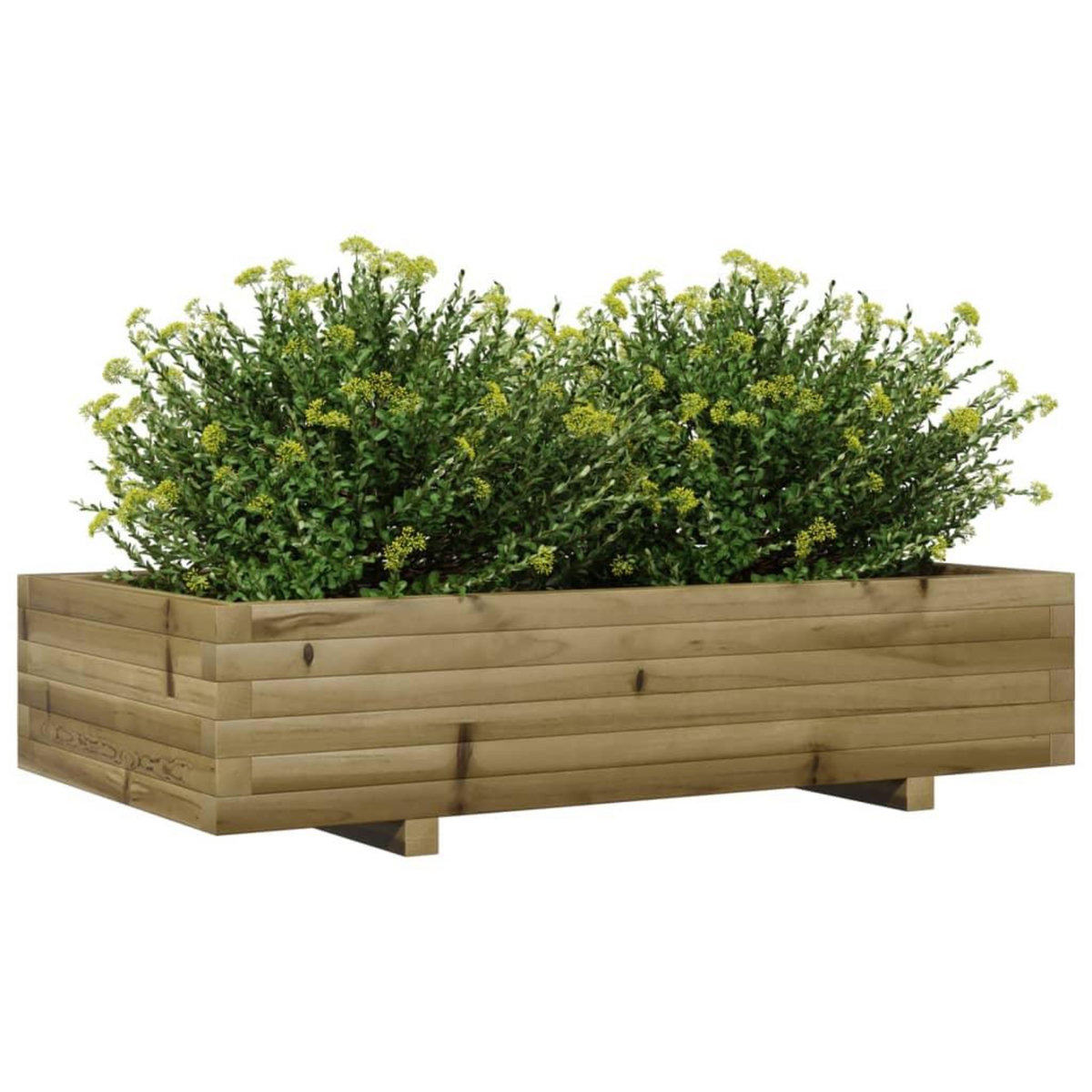VIDAXL Jardiniere 110x60x26,5 cm bois de pin impregne