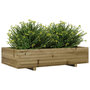 Voir la diapositive 4 : VIDAXL Jardiniere 110x60x26,5 cm bois de pin impregne