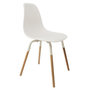 Voir la diapositive 2 : Paris Prix Lot de 4 Chaises Scandinaves  Phénix  81cm Blanc