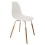 Voir la diapositive 2 : Paris Prix Lot de 4 Chaises Scandinaves  Phénix  81cm Blanc