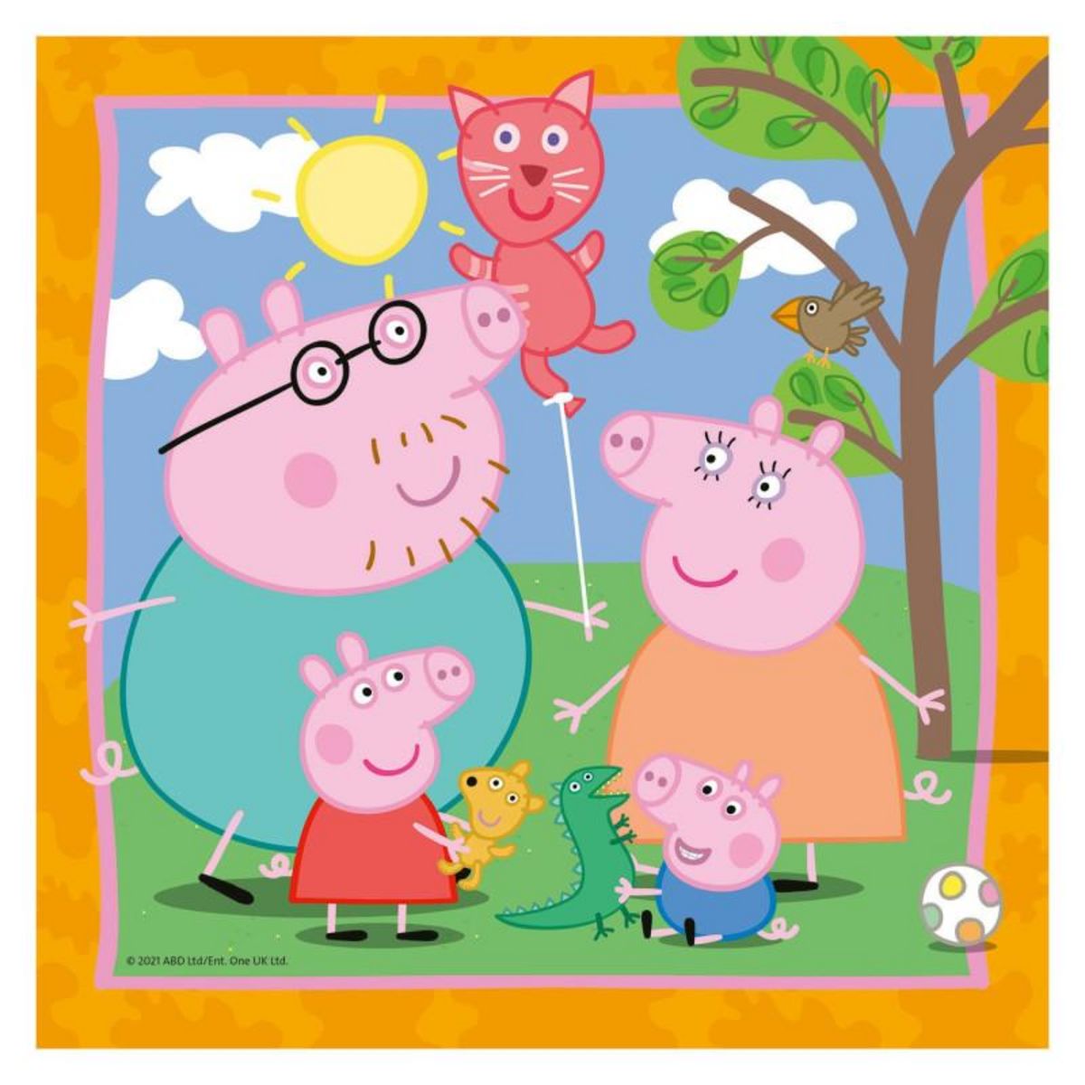 RAVENSBURGER Ravensburger - Family and Friends of Peppa Pig Jigsaw Puzzle, 3x49pcs. 55791