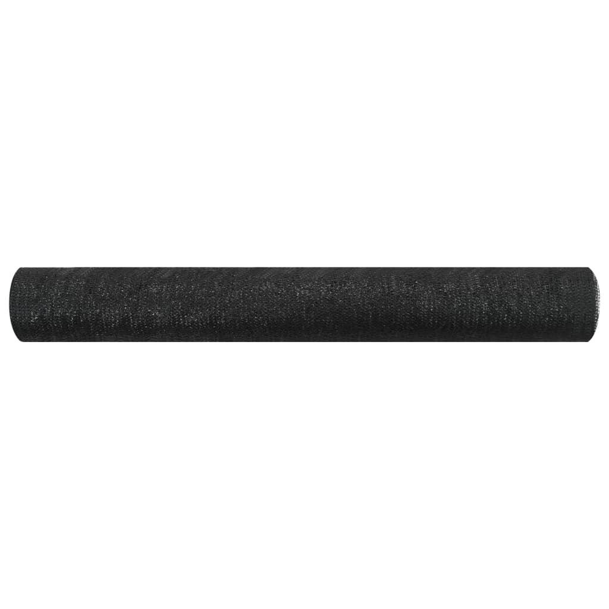 Voir la diapositive 2 : VIDAXL Filet brise-vue Noir 2x10 m PEHD 75 g/m^2