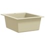 Voir la diapositive 4 : VIDAXL Evier de cuisine Granit Seul lavabo Beige