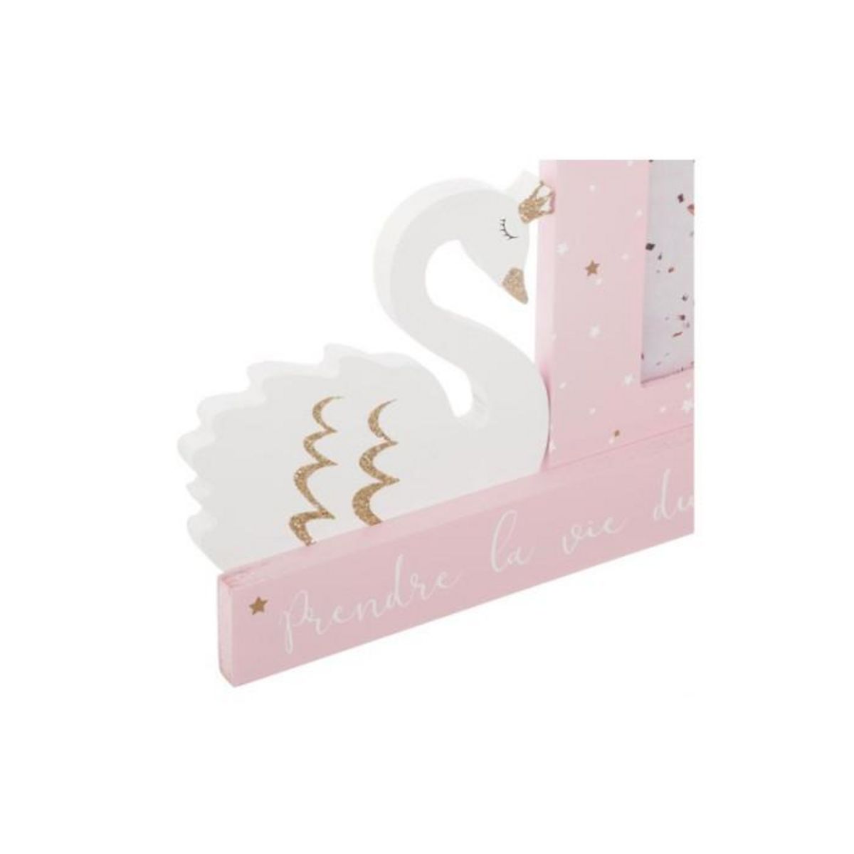 Atmosphera Kids Cadre Photo Enfant  Cygne  10x15cm Rose