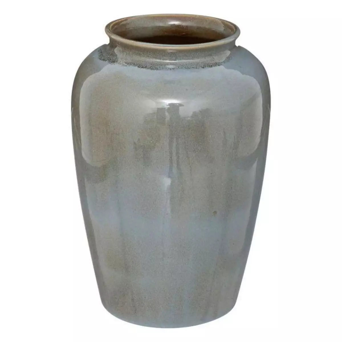 Vase Design en Céramique  Seav  29cm Bleu Gris