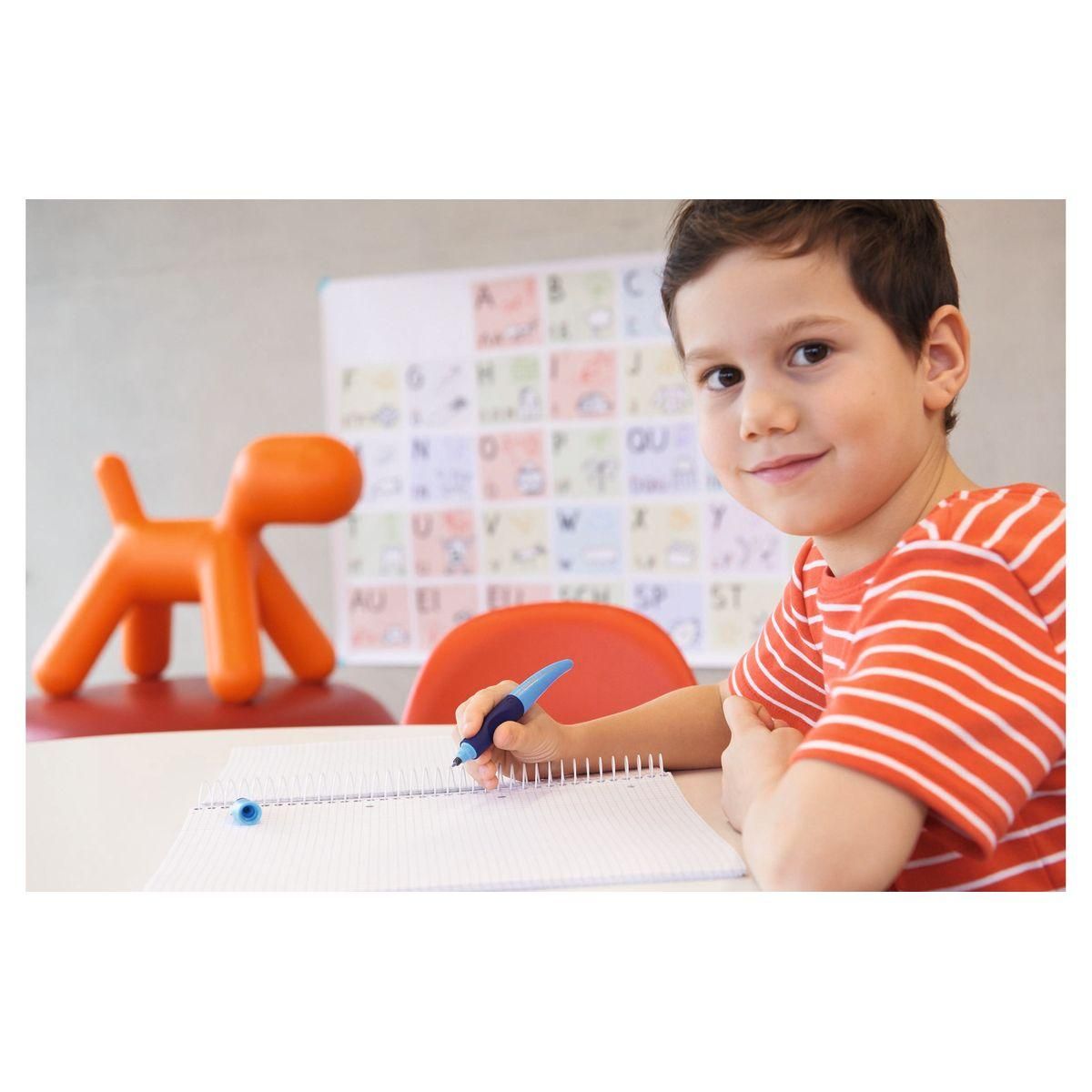 STABILO  Stylo roller ergonomique rechargeable Easy start spécial droitier Graffiti Edition