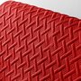 Douceur d'Intérieur Protège fauteuil matelassé uni Lounge rouge