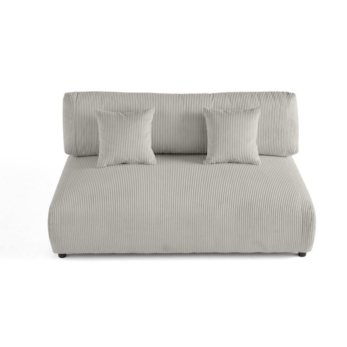 LISA DESIGN Garance - module d'assise 3 places - en velours côtelé