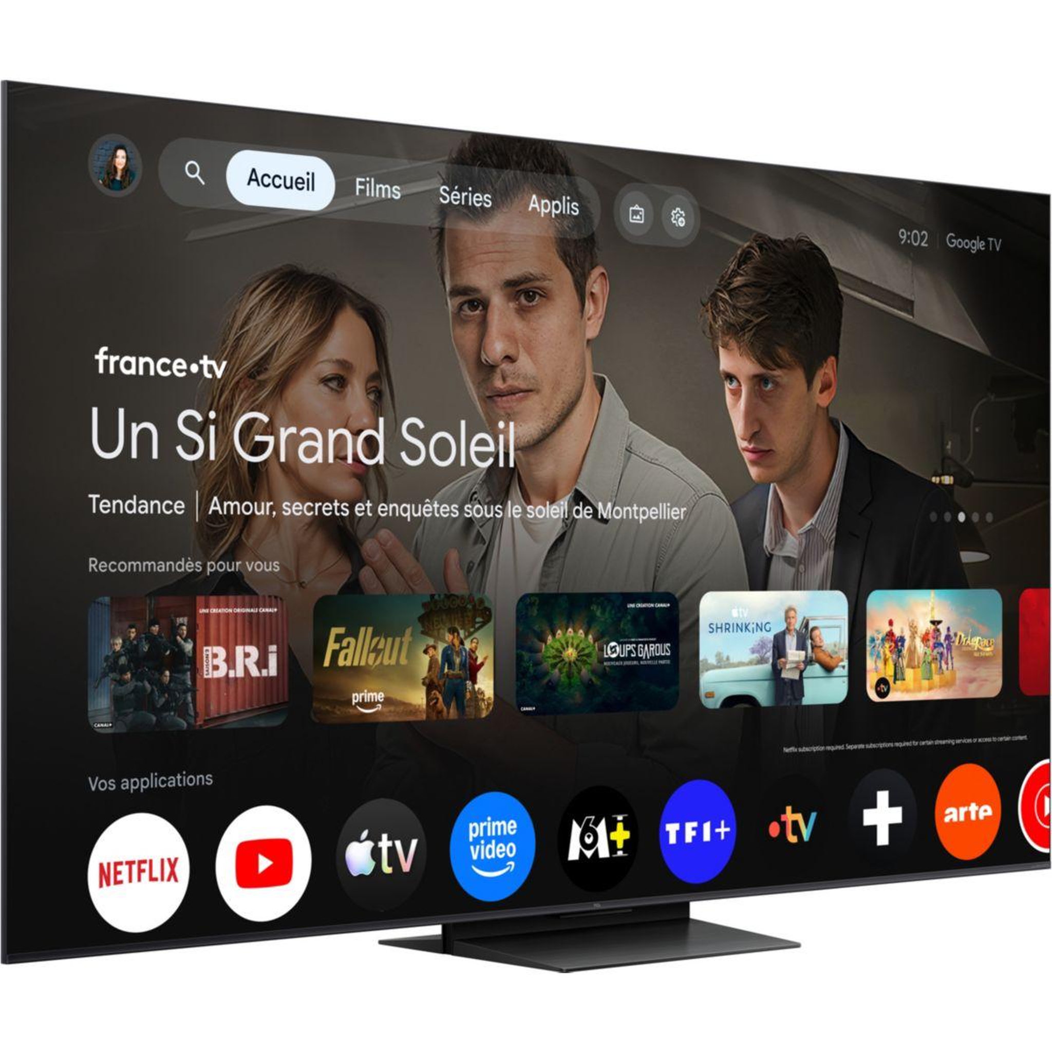 Voir la diapositive 3 : TCL Tv mini led 55c79l (2026) 55  (139 cm)