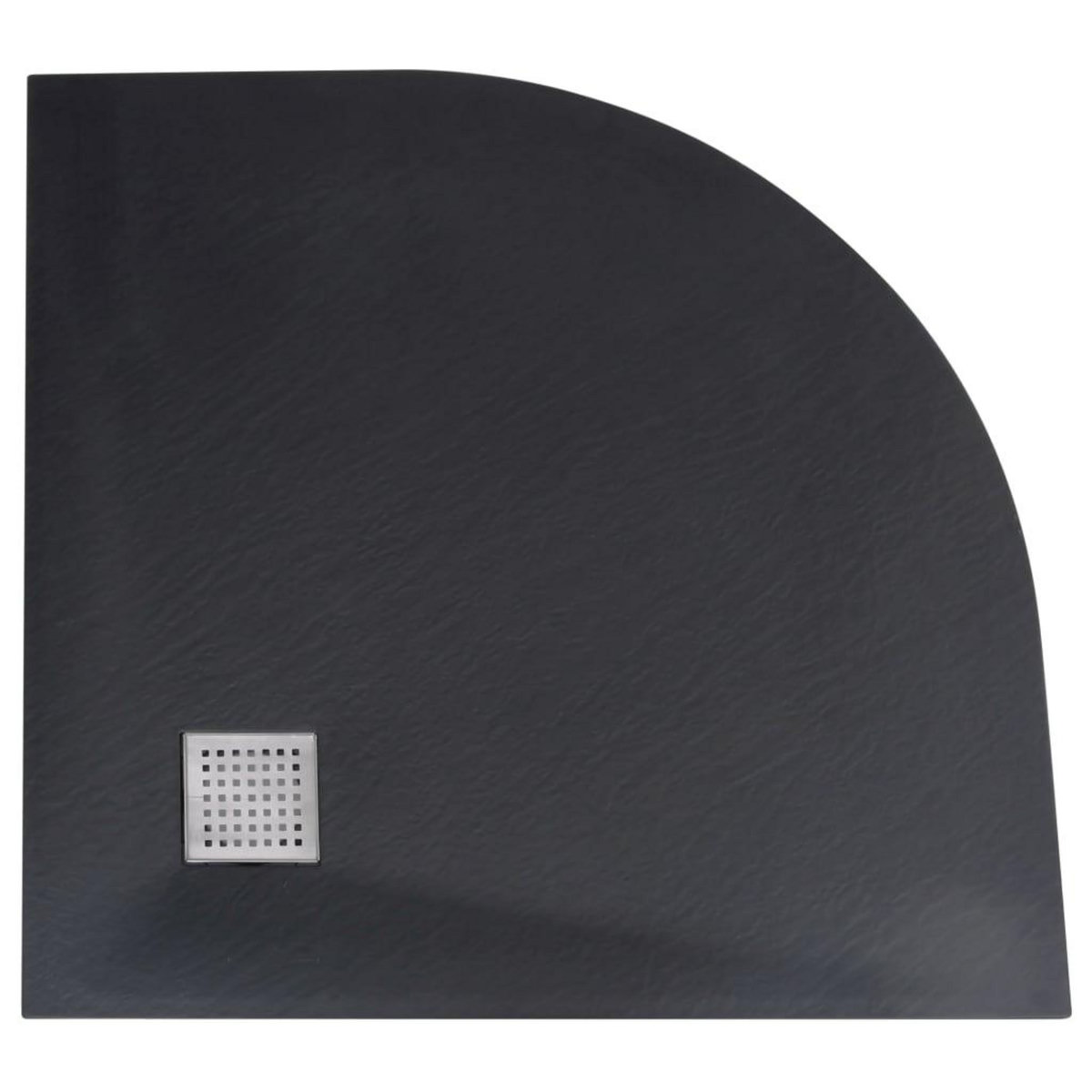 VIDAXL Receveur de douche SMC Noir 90x90 cm