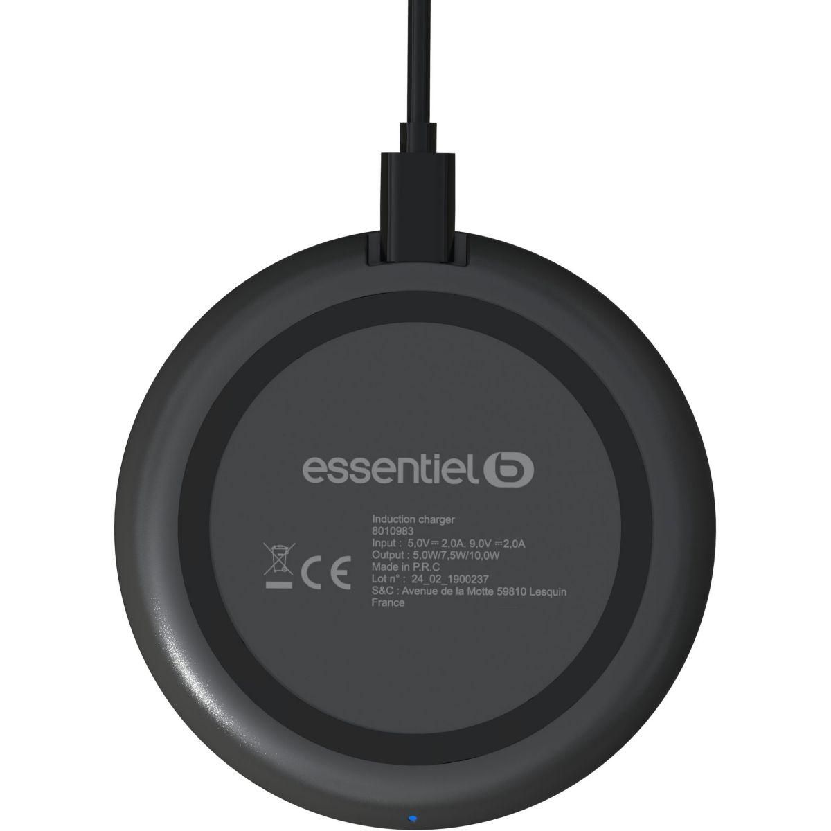 ESSENTIEL B Chargeur induction MagSafe 10W Noir X2