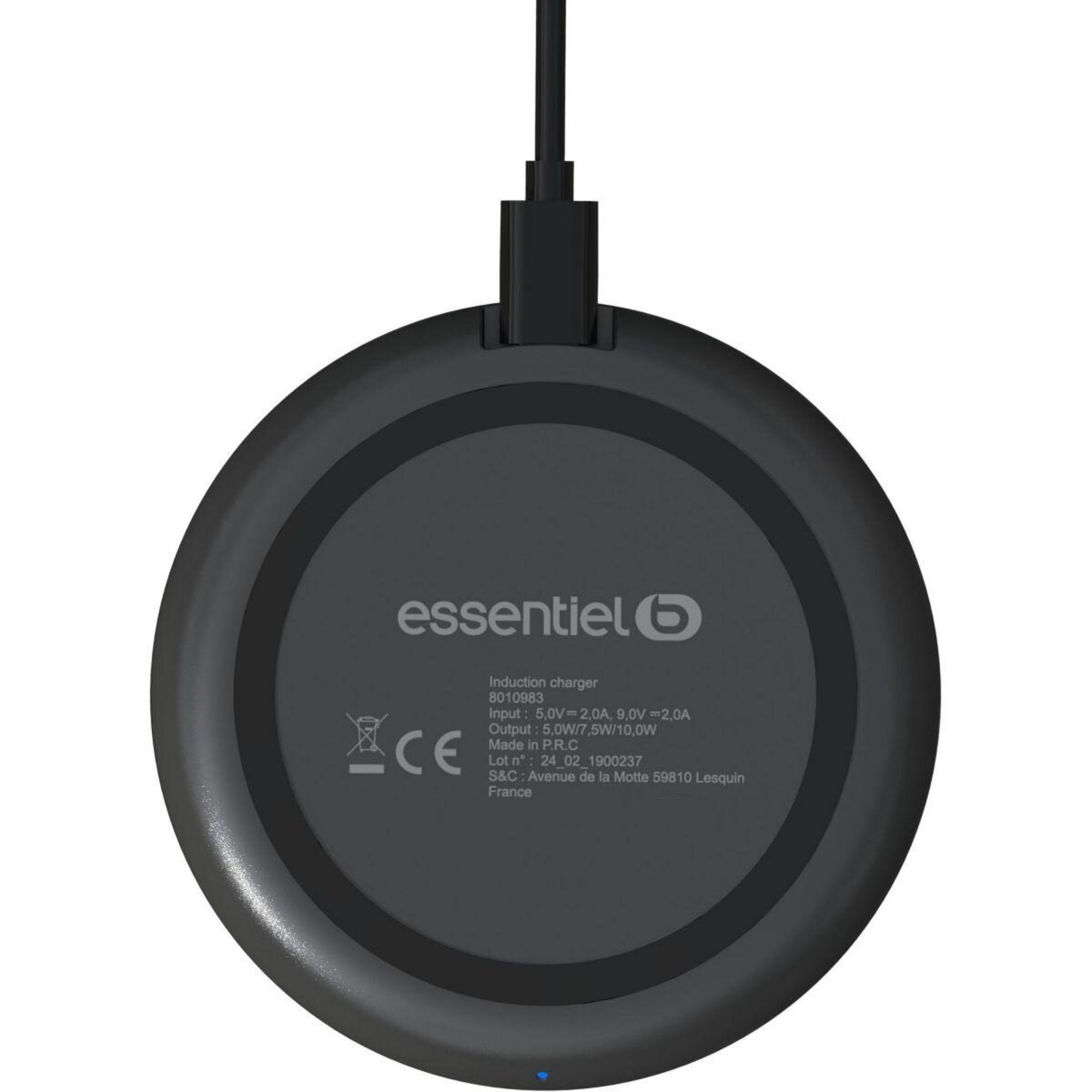 ESSENTIEL B Chargeur induction MagSafe 10W Noir X2