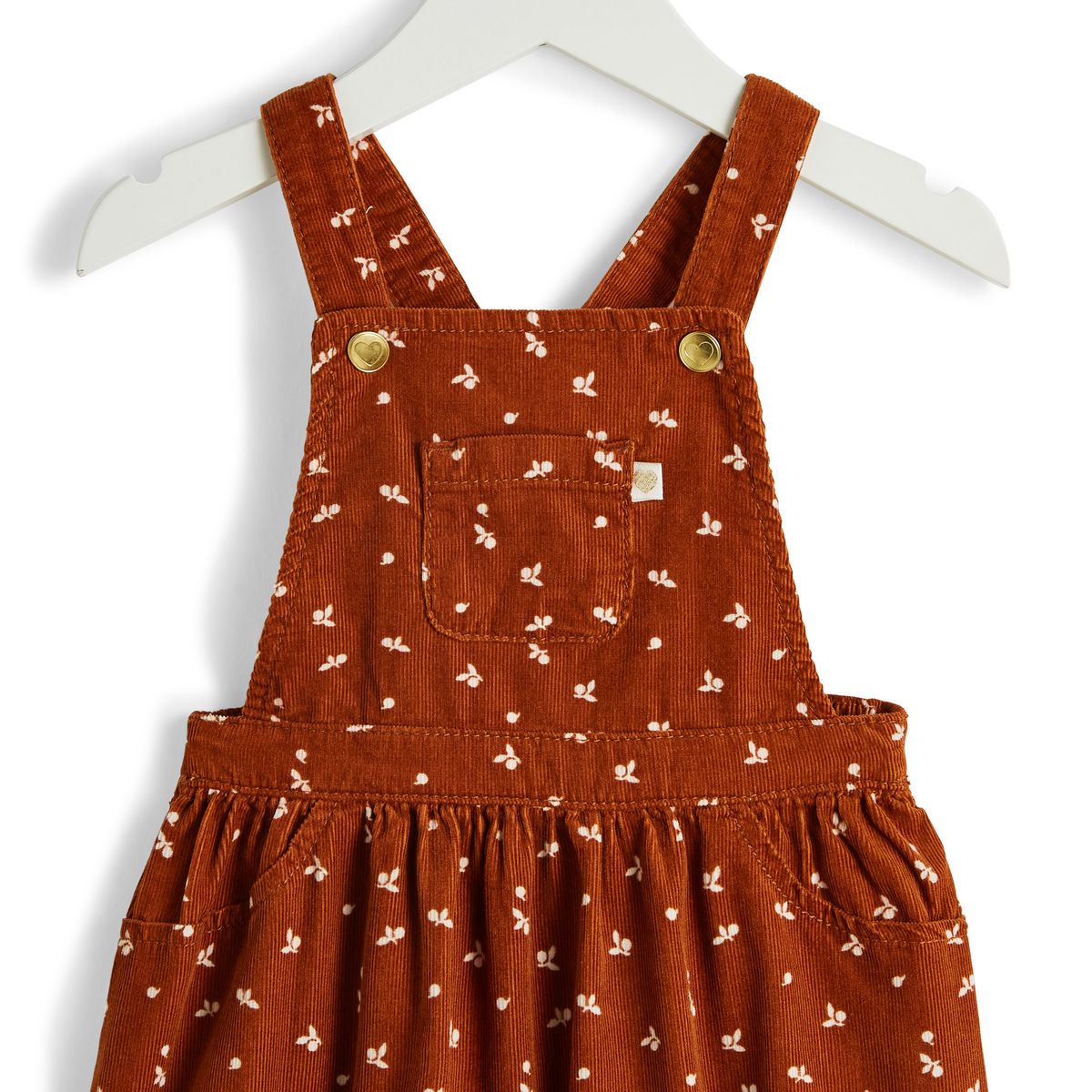 INEXTENSO Robe en velours bébé fille