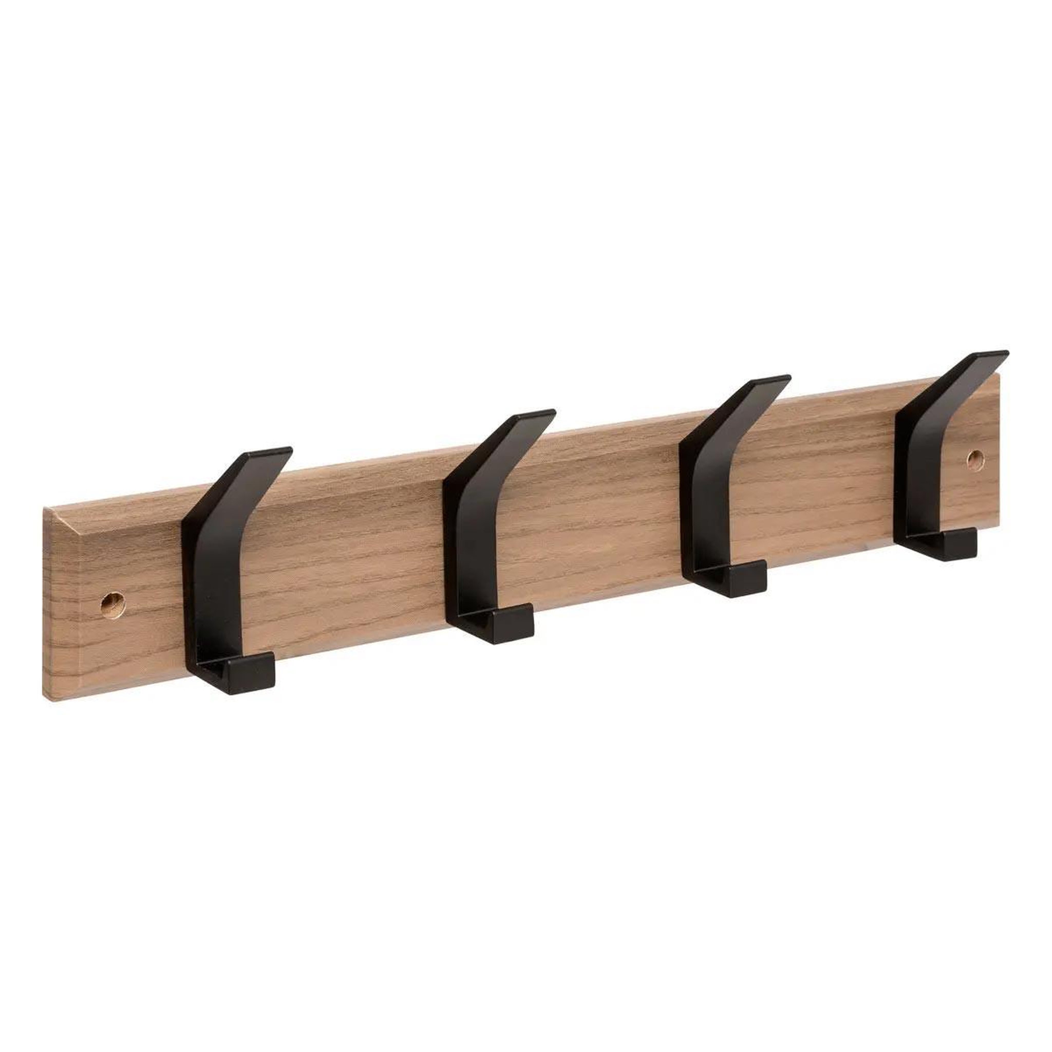 FIVE Patère 4 tiges effet bois  ziny  45cm naturel & noir