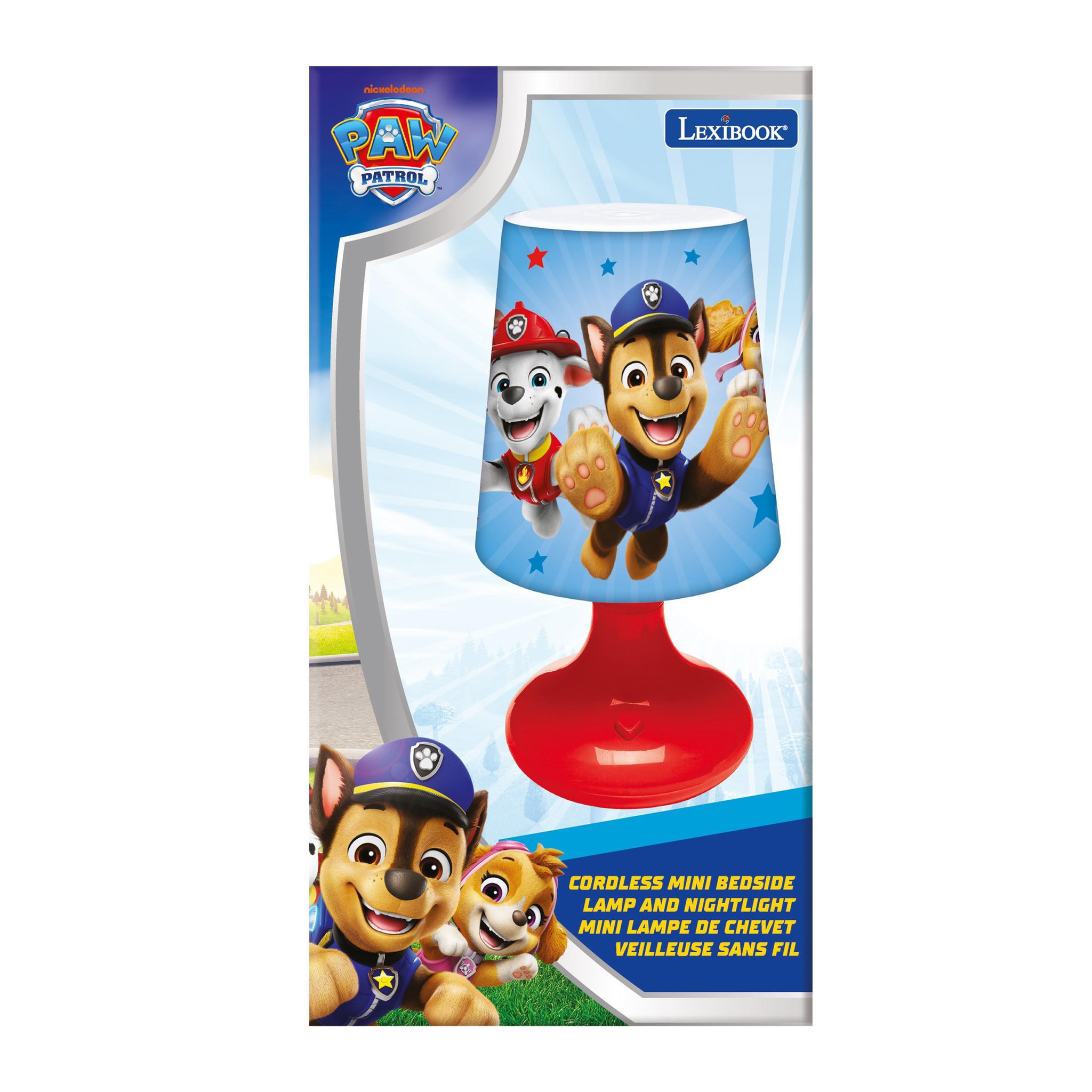 Voir la diapositive 3 : Lexibook Mini lampe de chevet veilleuse sans fil Pat' Patrouille