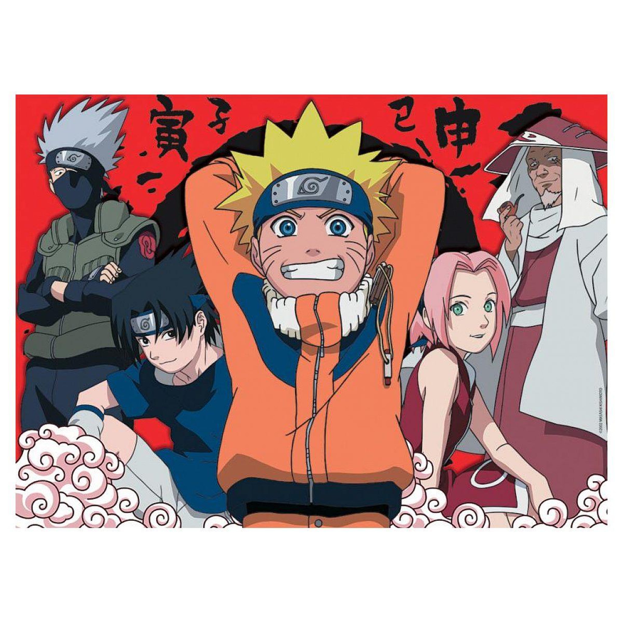 Voir la diapositive 2 : Nathan Puzzle 500p les aventures de naruto