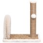 Voir la diapositive 3 : VIDAXL Arbre a chat avec brosse de toilettage en arche et grattoir
