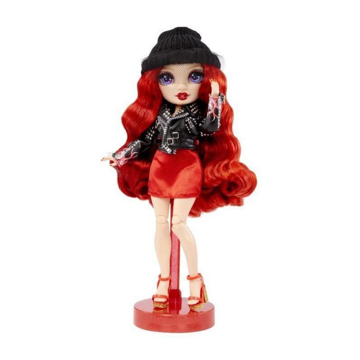 Rainbow Rainbow High Tentpole PR Theme Doll - RED - 1 robe de Gala et 1 tenue decontractée + accessoires et carnet de croquis