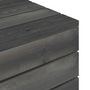 Voir la diapositive 4 : VIDAXL Table palette de jardin Bois de pin massif Gris fonce