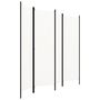 Voir la diapositive 2 : VIDAXL Cloison de separation 4 panneaux Blanc 200x180 cm