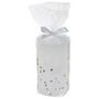 Voir la diapositive 3 : ATMOSPHERA Bougie Cylindre Paillettes  Colorama  340g Blanc