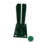 CENTRALE BRICO Platine VERTE pour poteaux carrés de portillon barreaudé