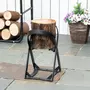 OUTSUNNY Fendeuse à bois manuelle - fendeur de bois de chauffage - acier noir