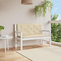 Voir la diapositive 1 : VIDAXL Coussin de banc de jardin beige 120x(50+50)x7 cm tissu oxford