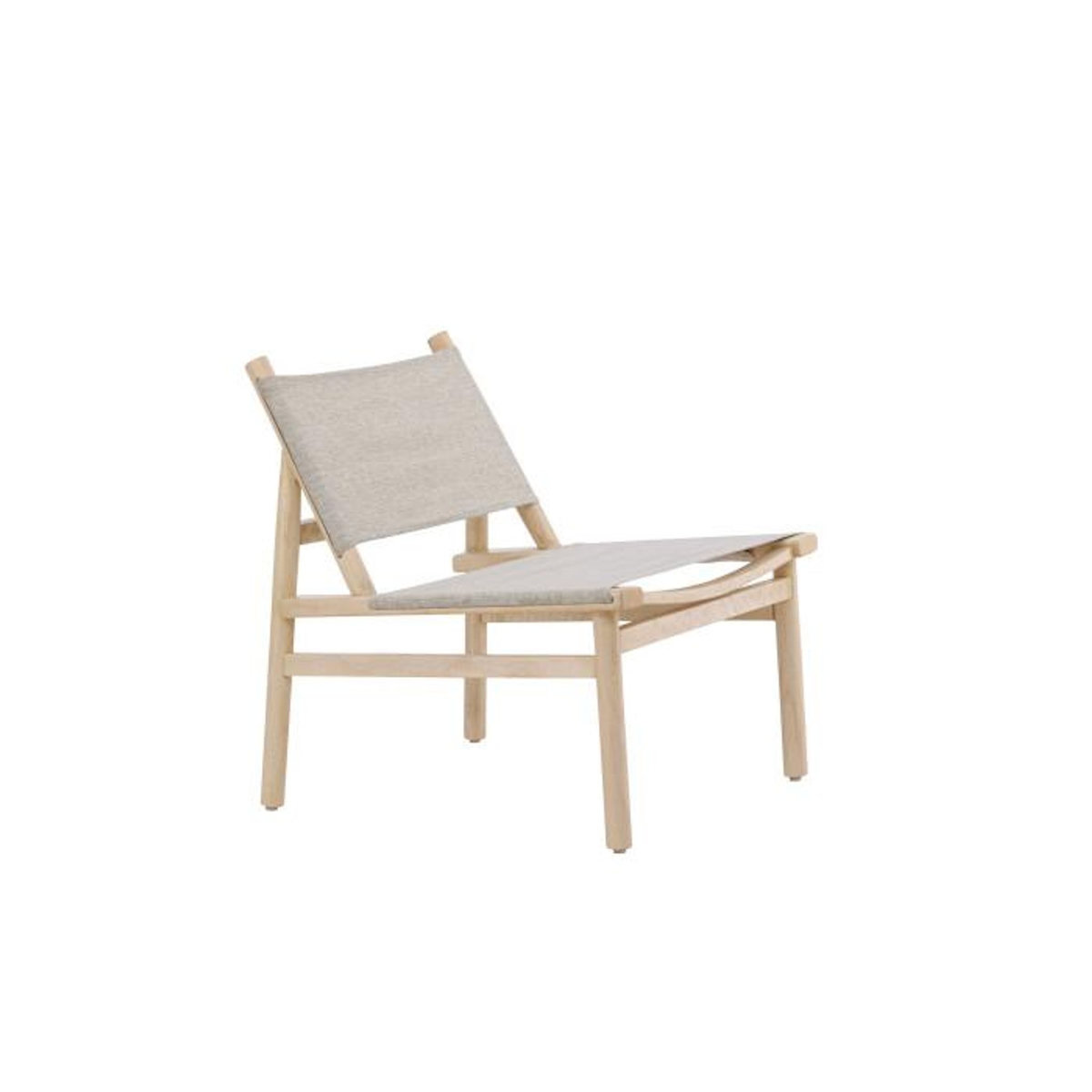 Paris Prix Fauteuil Bas en Bois  Millo  70cm Naturel