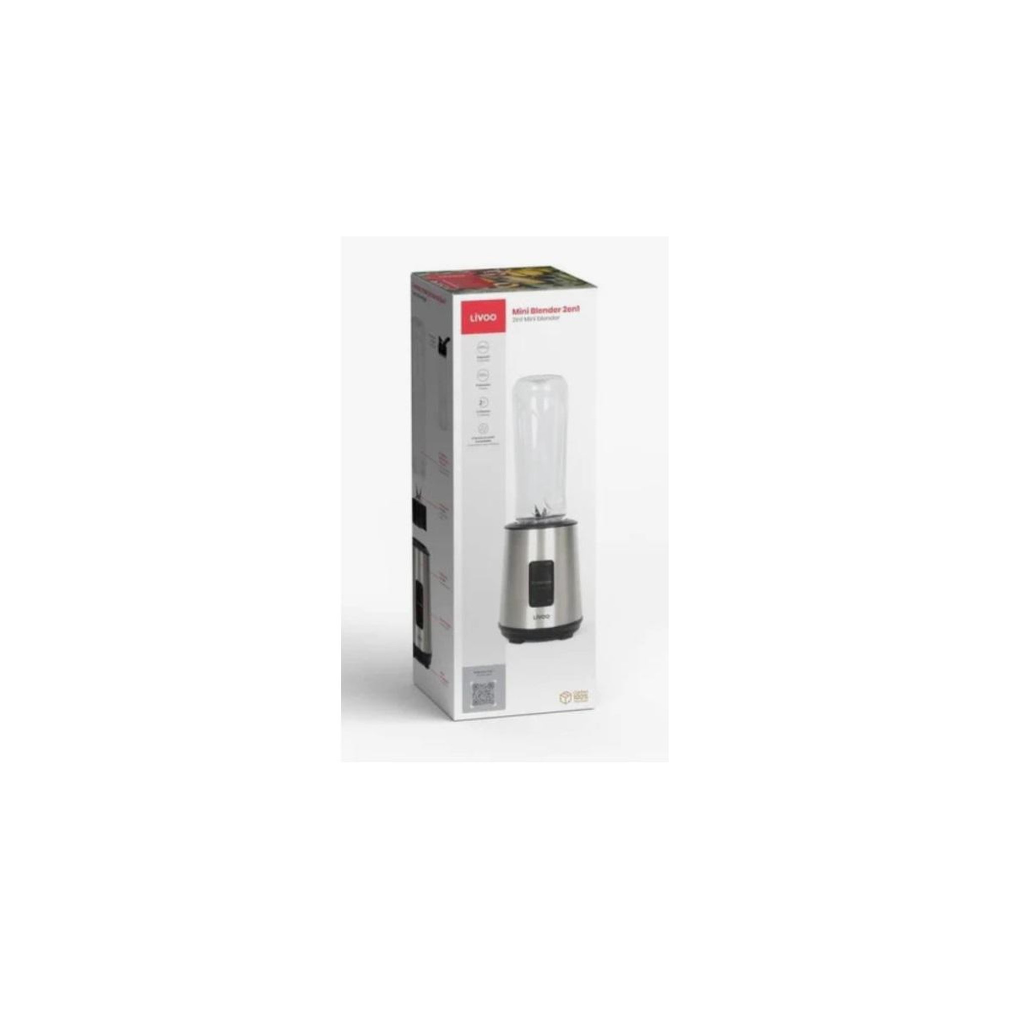 Voir la diapositive 4 : LIVOO Blender 600ml 300w noir - dop240