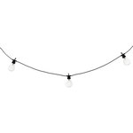 ATMOSPHERA Guirlande solaire 10 LED - Noir