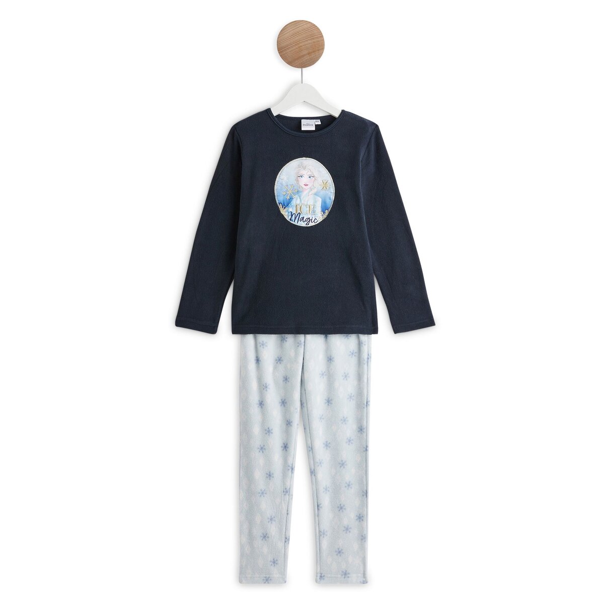 Reine des neiges Ensemble pyjama polaire Elsa fille