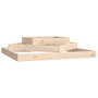 Voir la diapositive 2 : VIDAXL Jardiniere 112x112x27 cm Bois massif de pin