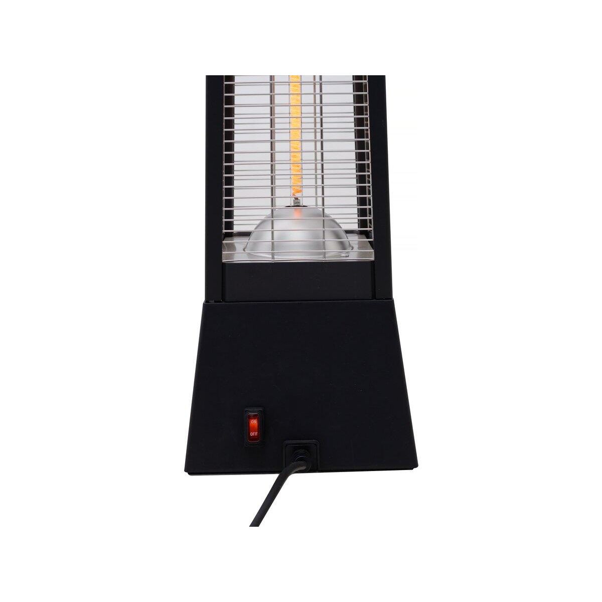 Habitat et Jardin Chauffage électrique radiant en fibre de carbone  Volcano  - 2000W - Noir