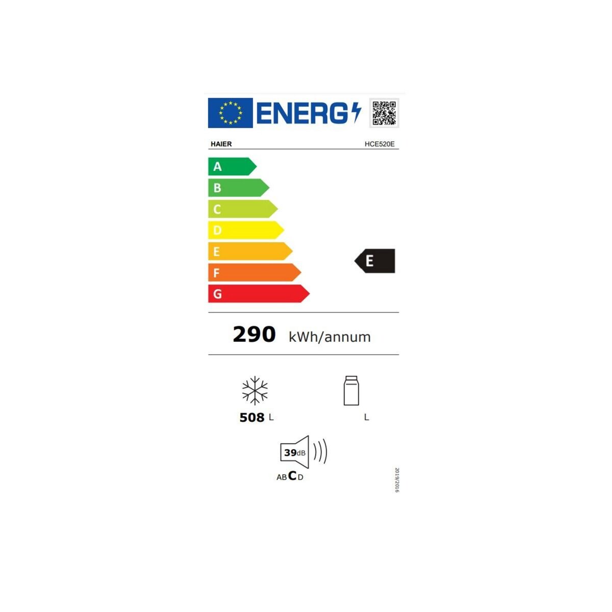 HAIER Congélateur coffre 75cm 508l - HCE520E