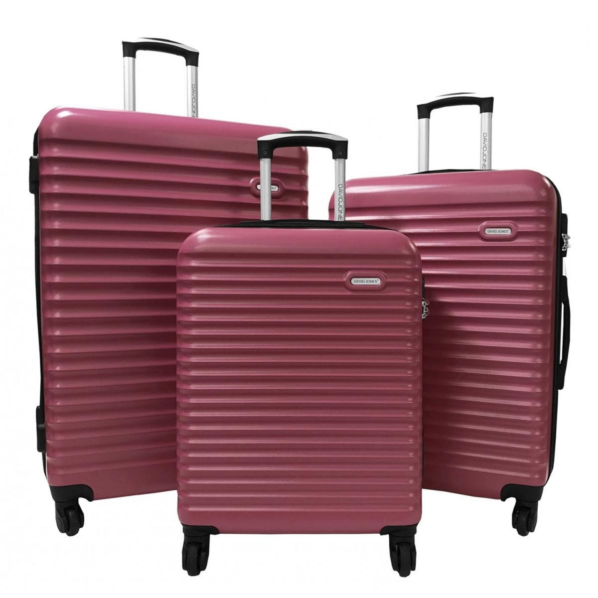 David Jones Lot 3 valises rigides dont 1 valise cabine