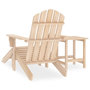 Voir la diapositive 4 : VIDAXL Chaise de jardin Adirondack avec repose-pied et table Sapin
