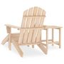 Voir la diapositive 4 : VIDAXL Chaise de jardin Adirondack avec repose-pied et table Sapin