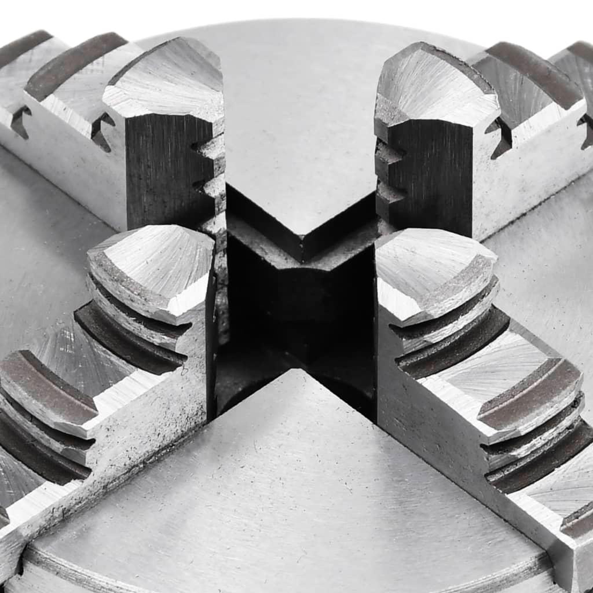 Voir la diapositive 5 : VIDAXL Mandrin de tour auto-centrant a 4 machoires 80 mm Acier