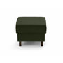 Voir la diapositive 5 : LISA DESIGN Jake - pouf en velours côtelé - pieds bois foncé