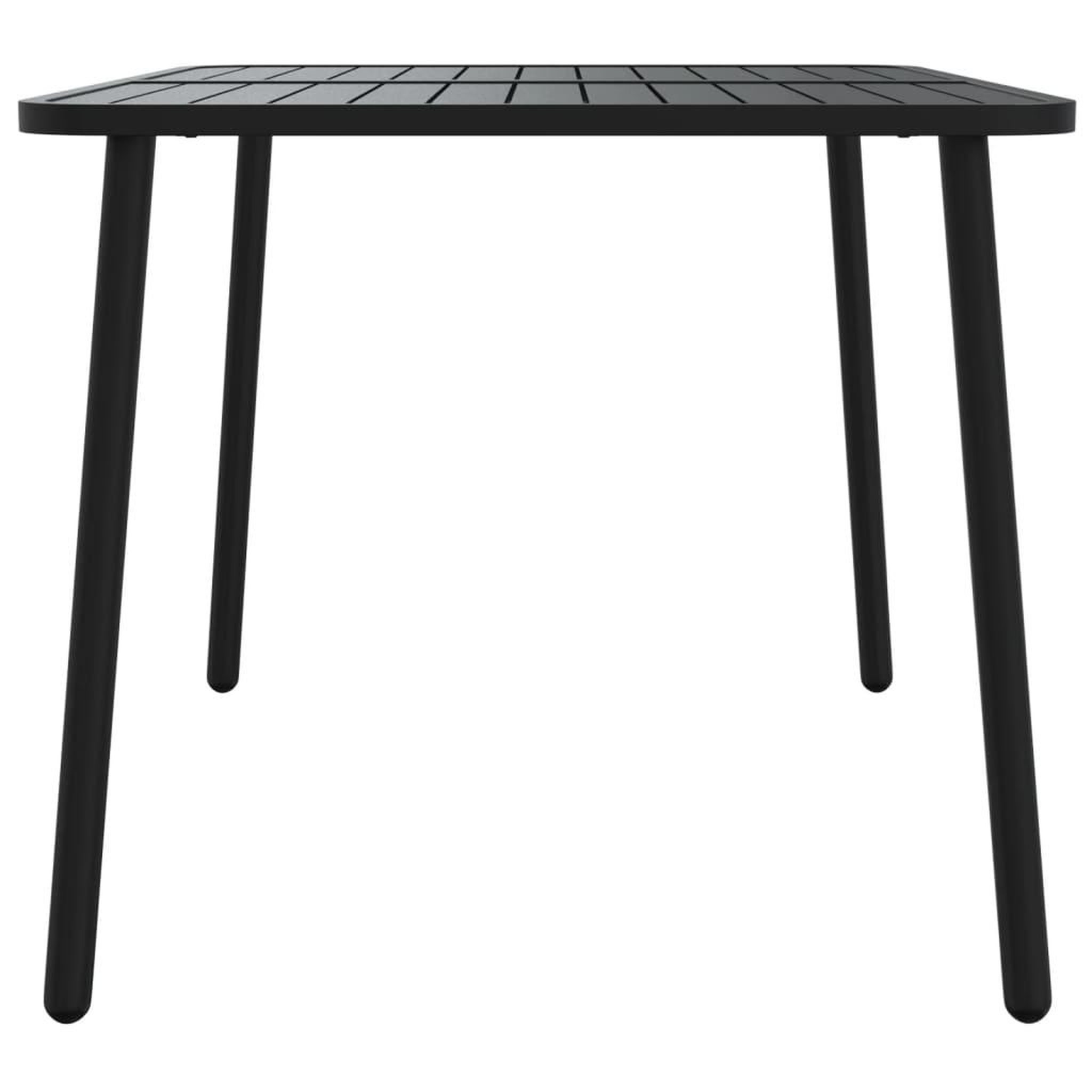 Voir la diapositive 4 : VIDAXL Table de jardin anthracite 110x80x71 cm acier