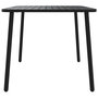 Voir la diapositive 4 : VIDAXL Table de jardin anthracite 110x80x71 cm acier