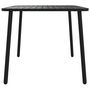 Voir la diapositive 4 : VIDAXL Table de jardin anthracite 110x80x71 cm acier