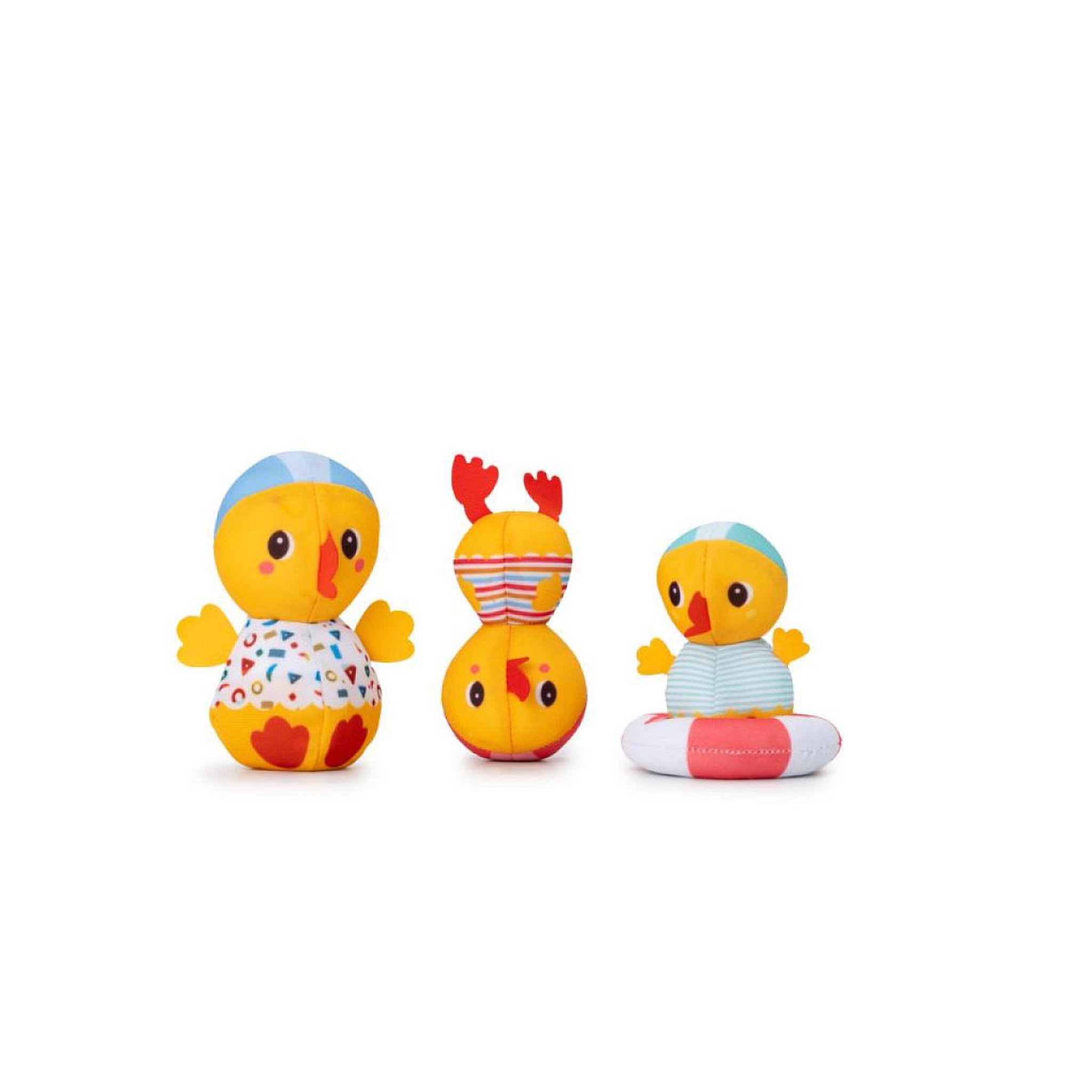 Voir la diapositive 2 : LILLIPUTIENS 3 canards au bord de l'eau - Jouet pour le bain