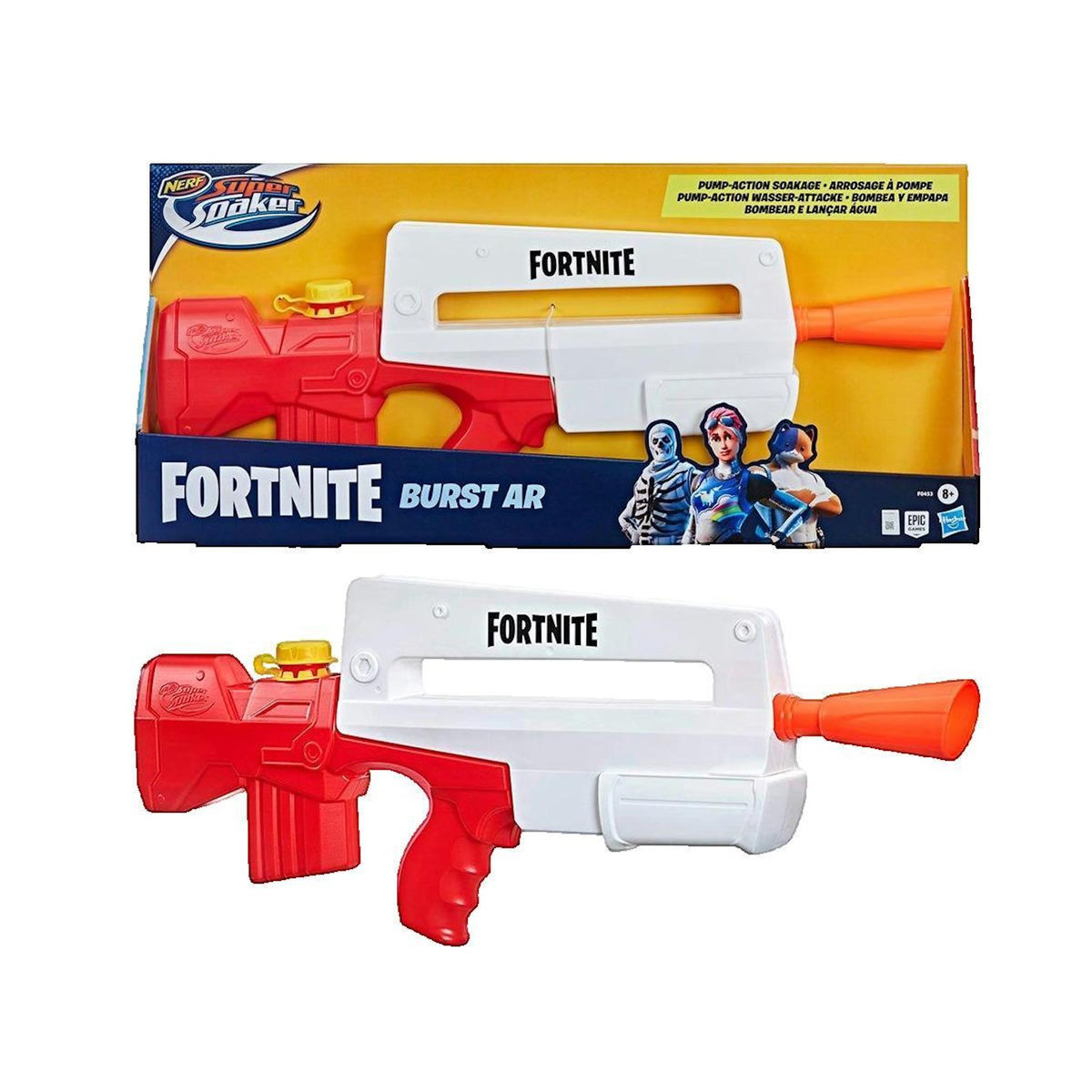 HASBRO Blaster à eau Hasbro Nerf Super Soaker Fortnite Burst AR