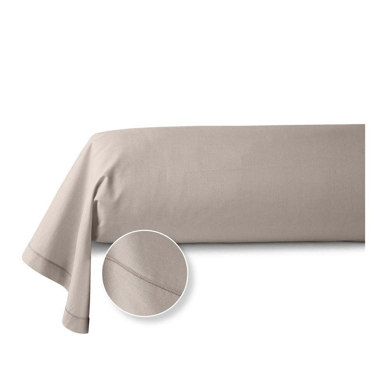 ACTUEL Taie de traversin unie en coton 57 fils - collection permanente