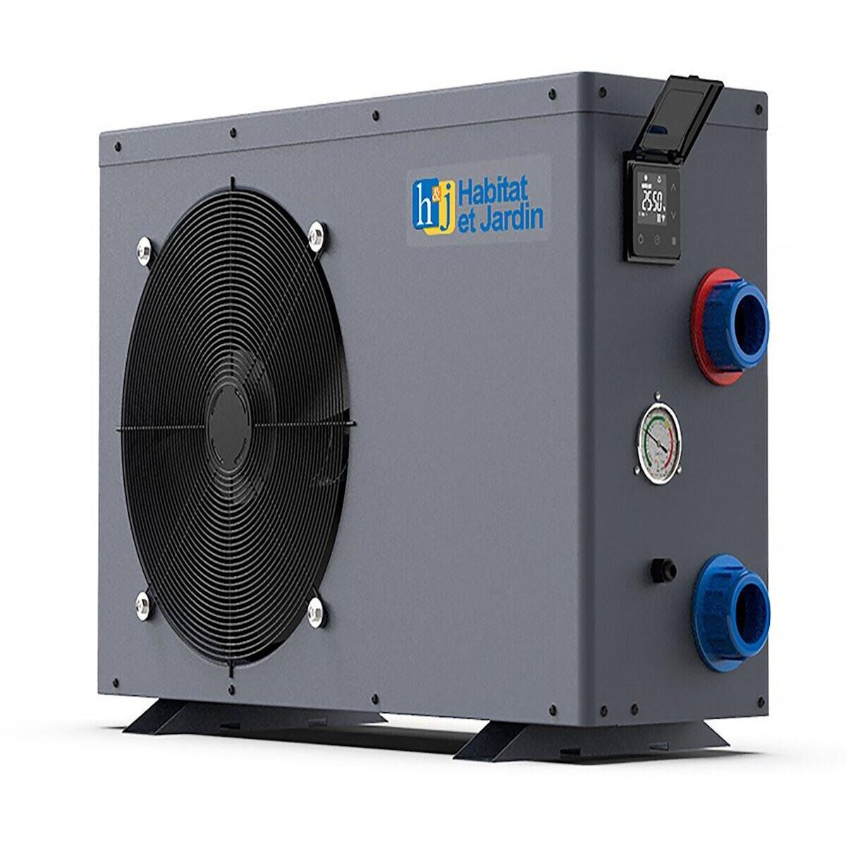 Habitat et Jardin Piscine bois   Florida 130   - 6.57 x 4.57 x 1.31 m + Pompe à chaleur - Puissance 6.1 kW