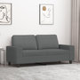 Voir la diapositive 1 : VIDAXL Canape a 2 places Gris fonce 140 cm Tissu